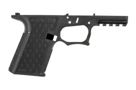 GGP black stripped Compact Combat Pistol Frame is a Gen3 compatible frame with double-undercut trigger guard